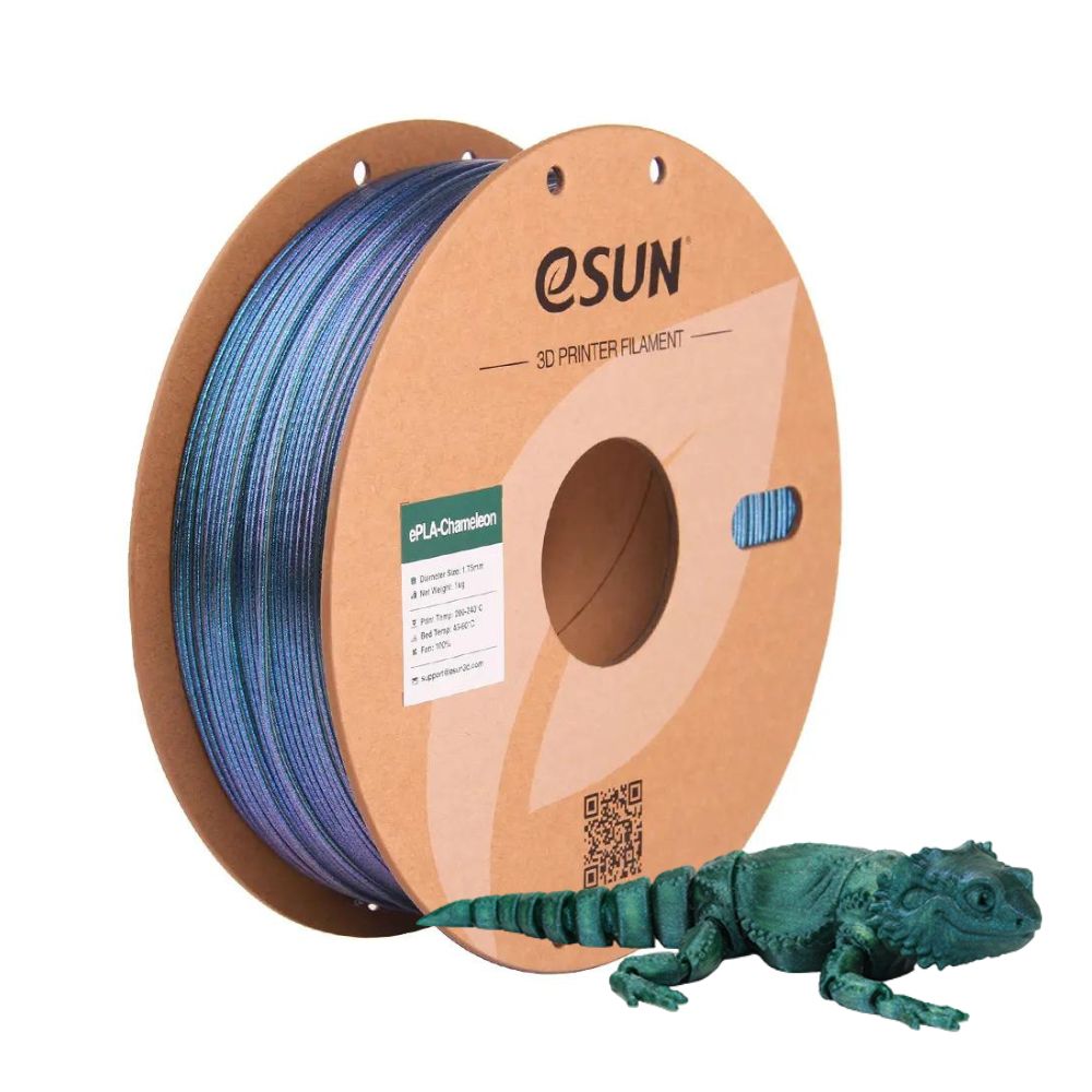 eSun - ePLA Chameleon - Vert Étoile Polaire (North Star Green) - 1,75 mm - 1 kg