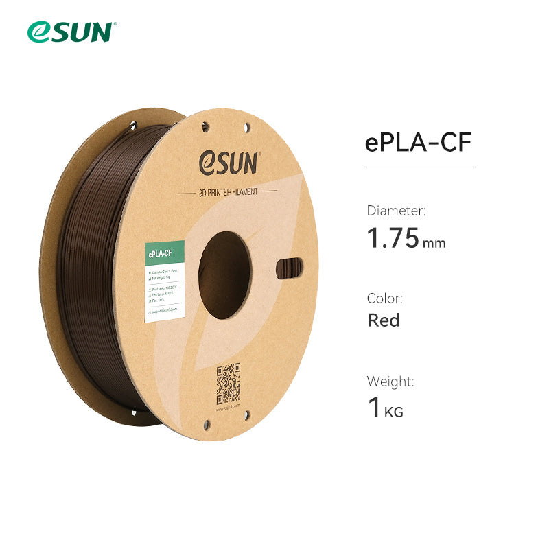 eSun - PLA-CF - Rouge (Red) - 1.75mm - 1 kg
