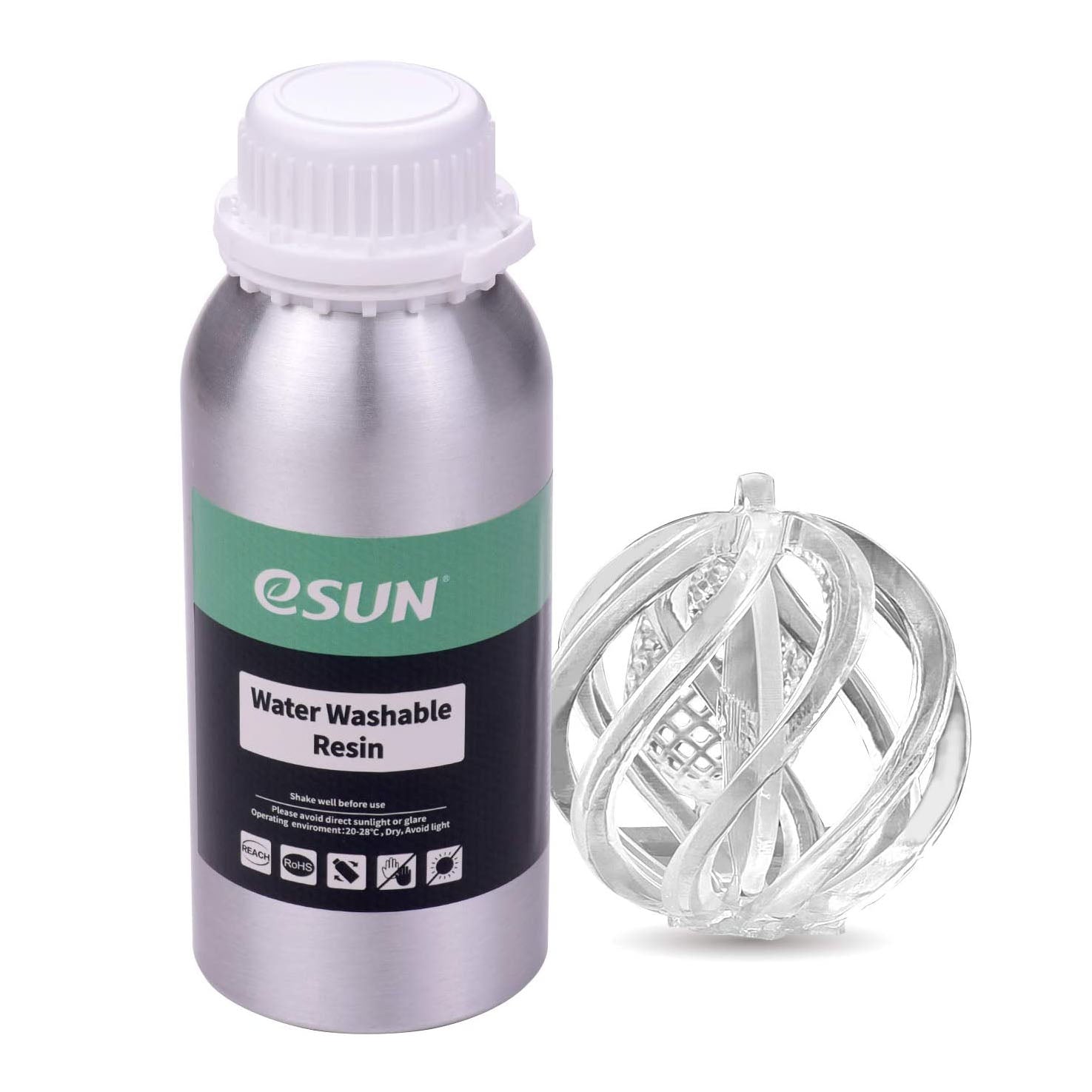 eSUN Water Washable Resin Transparent (Clear) 500 g – eSun France