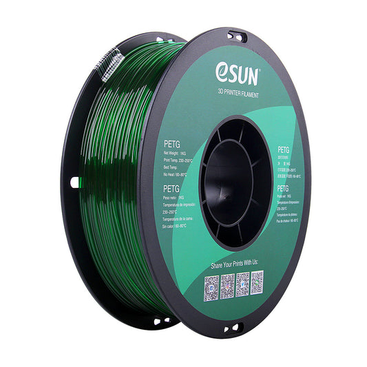 Filament PETG Vert (Green) 1.75 mm 1 kg esun