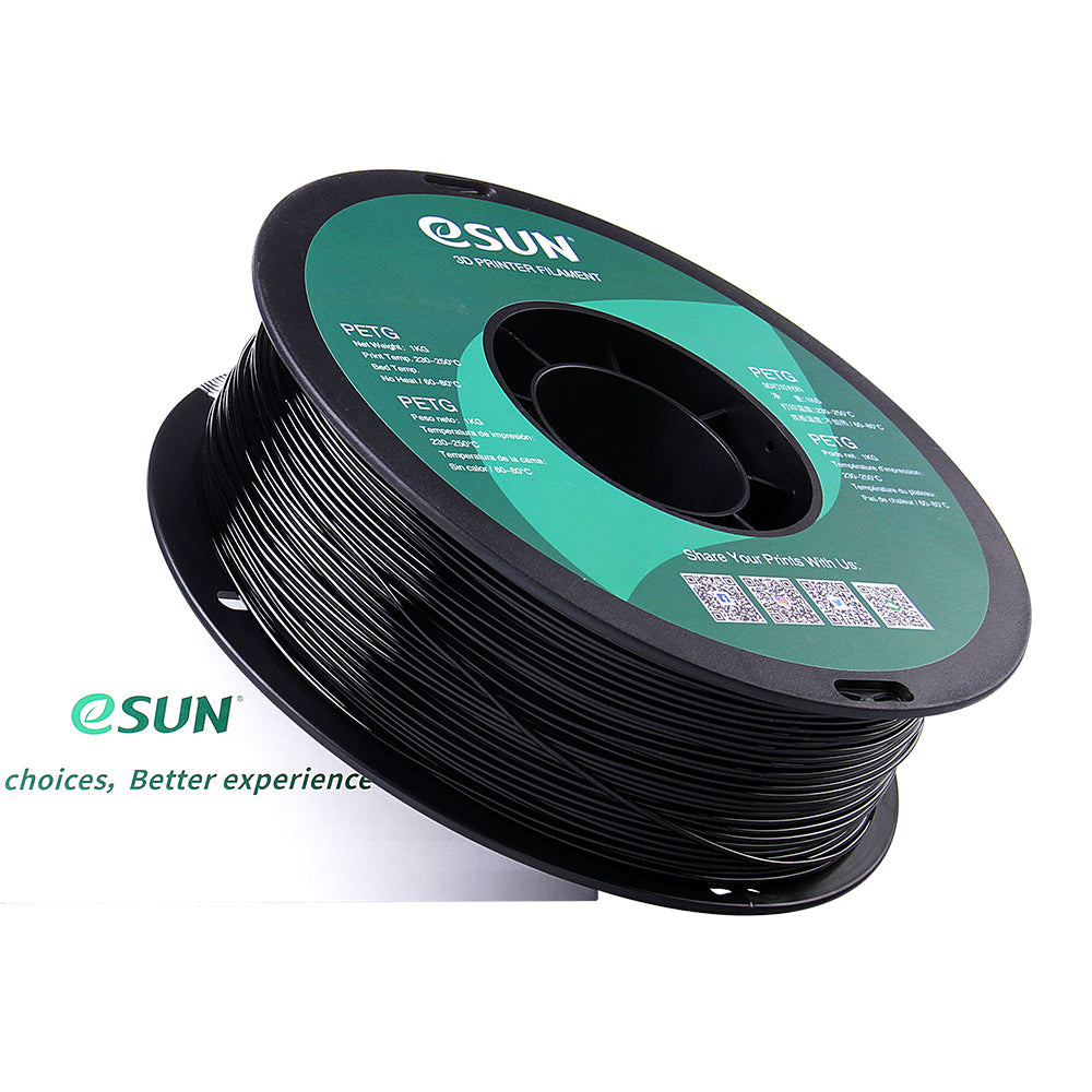 eSUN PETG Noir Massif (Solid Black) 1.75 mm 1 kg