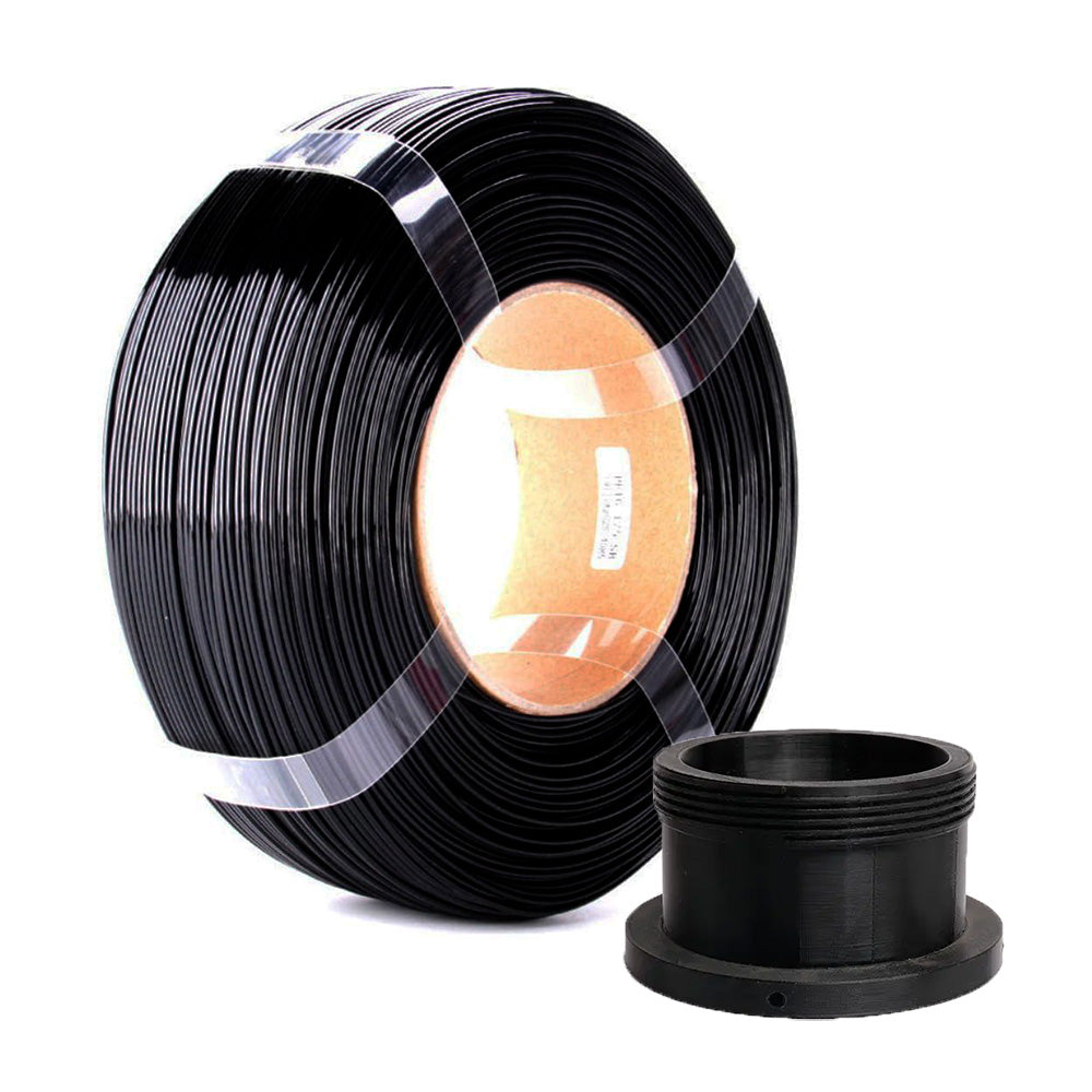 3DFILS - Filament PETG noir pour impression 3D (1,75 mm / 1 kg, noir)