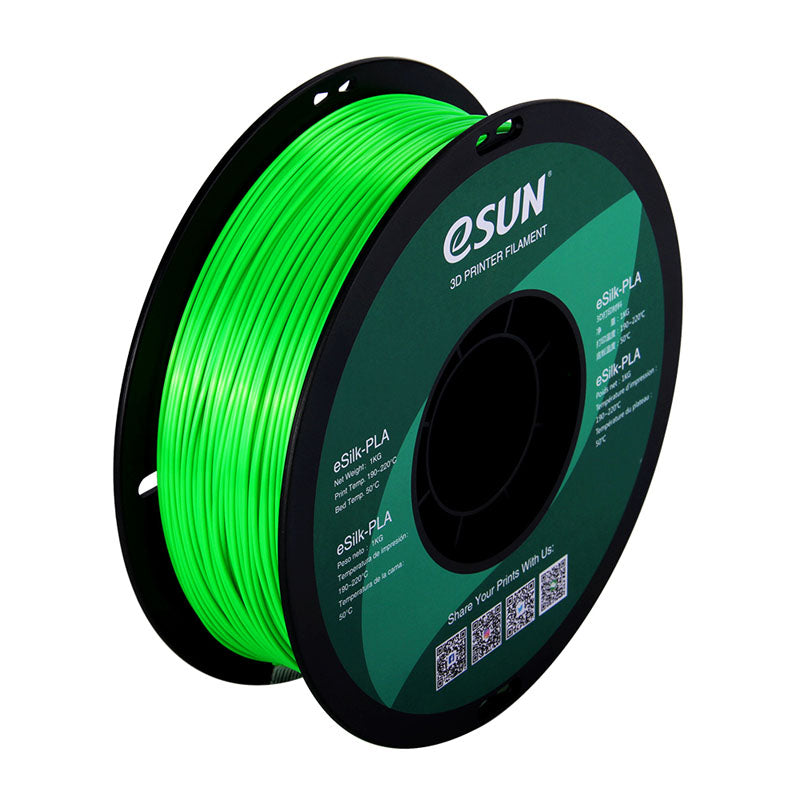 eSUN eSilk PLA Vert (Green) 1.75 mm 1 kg