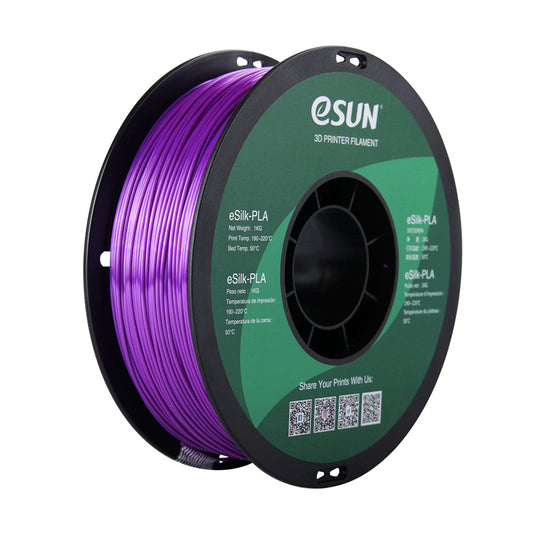 Filament PLA eSUN eSilk PLA Violet (Purple) 1.75 mm 1 kg