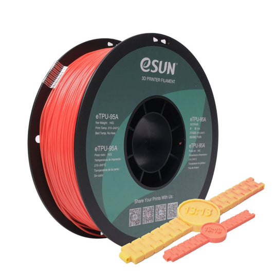 eSun - eTPU-95A - Color Change - Orange/Jaune (Orange/Yellow) - 1,75 mm - 1 kg