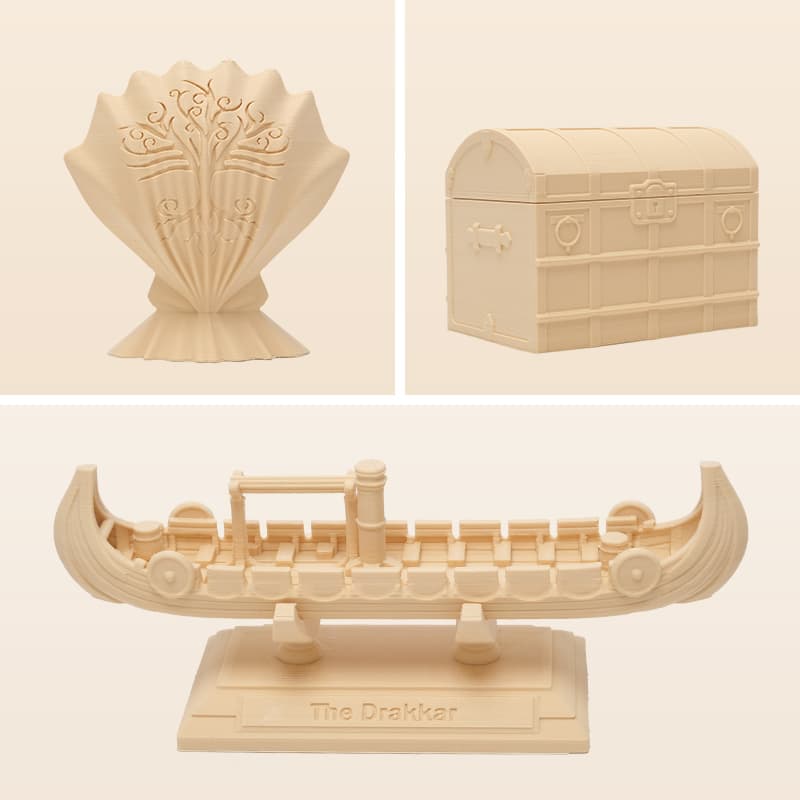 eSun - PLA Wood - Bouleau (Birch) - 1.75mm - 1 kg