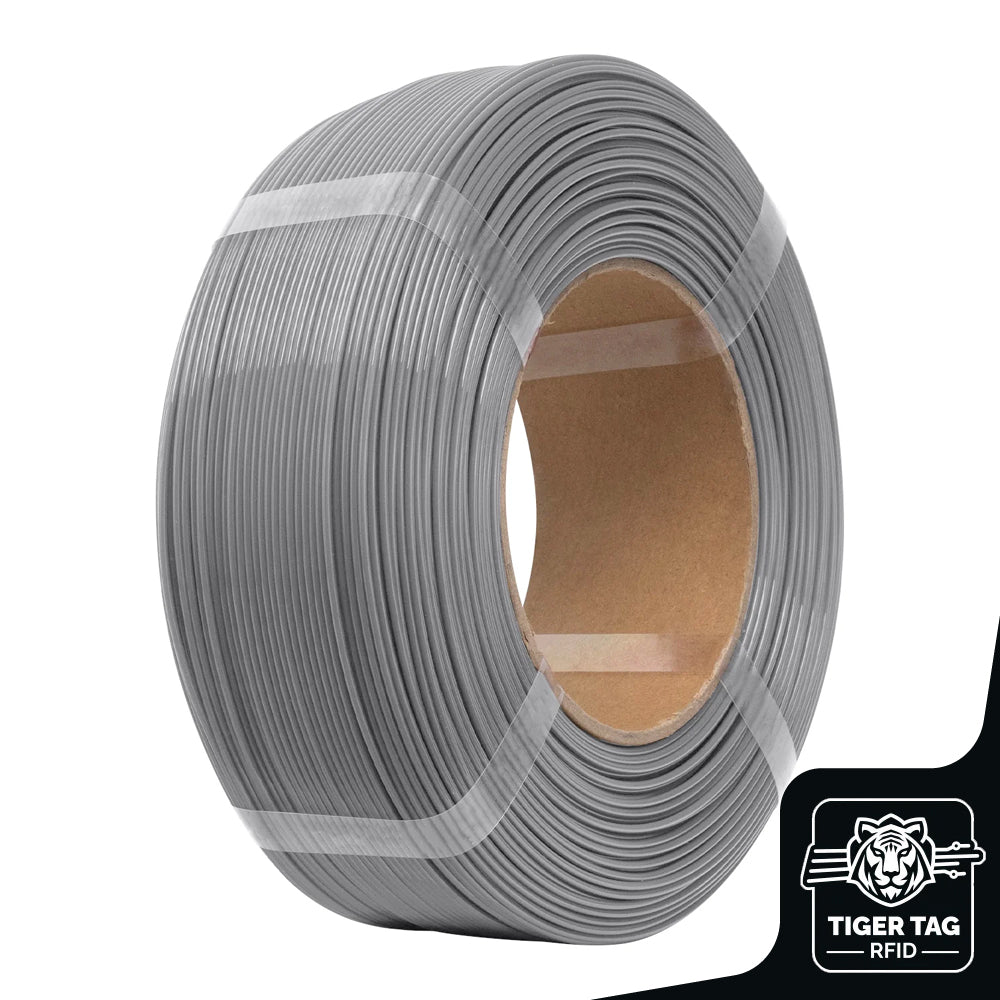 eSun - PETG - Argent (Silver) - 1,75 mm - 1 kg Refill avec RFID Tiger Tag