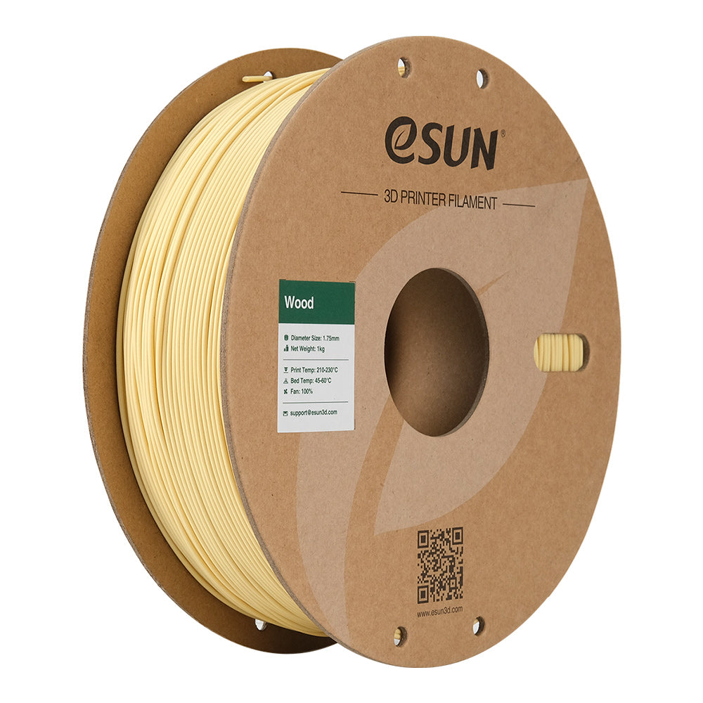 eSun - PLA Wood - Bouleau (Birch) - 1.75mm - 1 kg - ReFill