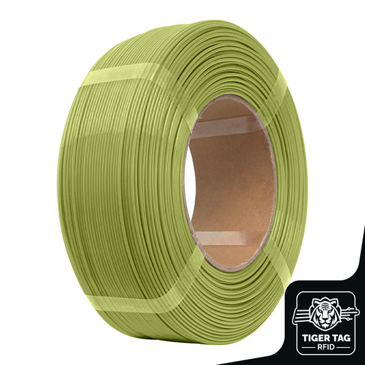 eSun - PLA+ - Vert Moutarde (Mustard Green) - 1,75 mm - 1 kg Refill avec RFID Tiger Tag