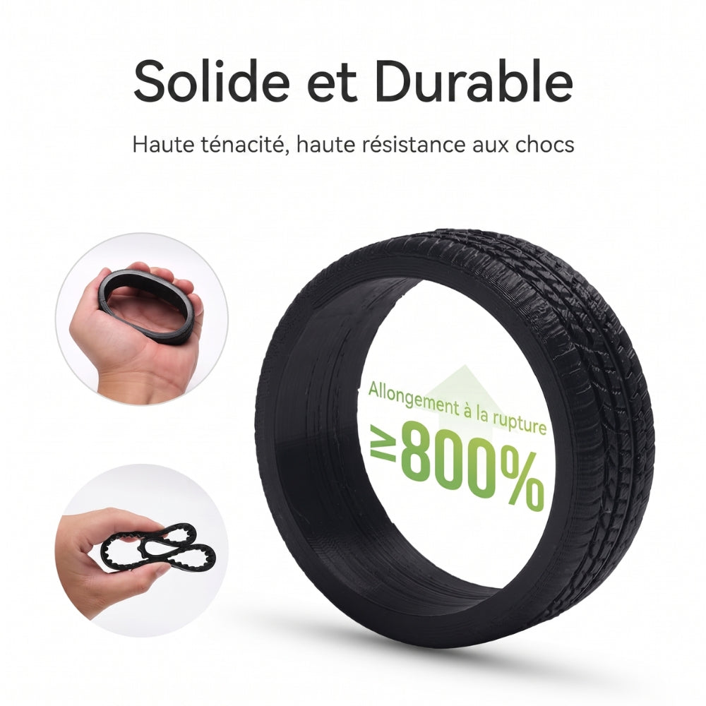 eSun - TPU-95A - Rouge (Red) - 1,75 mm - 1 kg avec RFID TigerTag