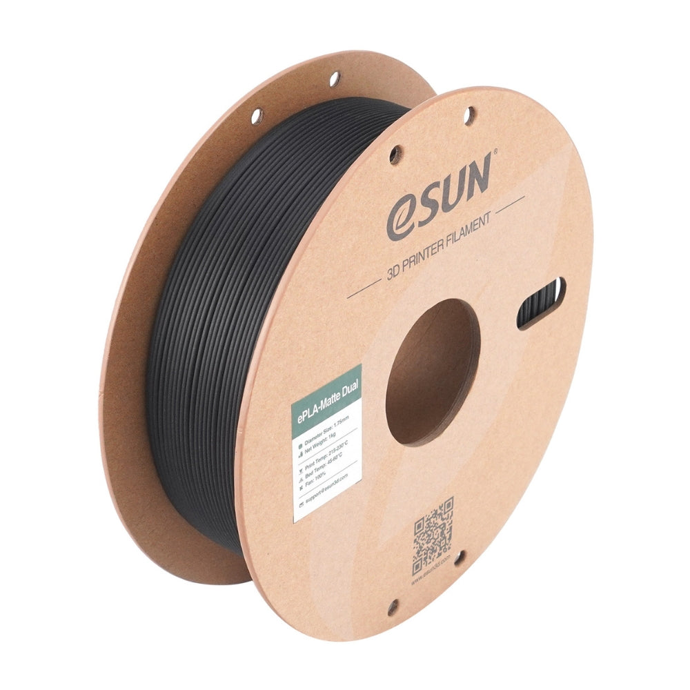 eSun - ePLA Matte - Dual colors - Noir Blanc (Black White) - 1,75 mm - 1 kg