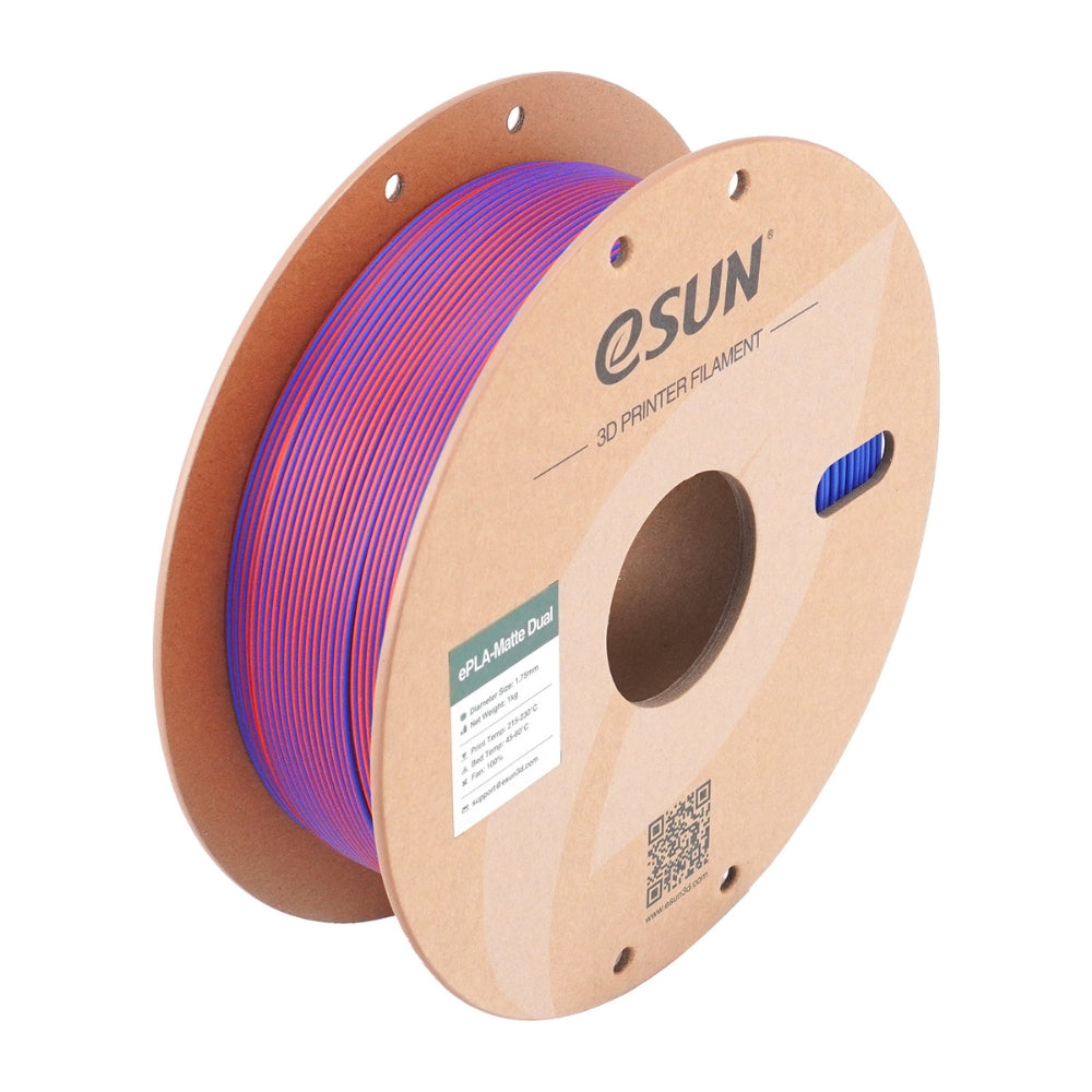 eSun - ePLA Matte - Dual colors - Rouge Bleu (Red Blue) - 1,75 mm - 1 kg