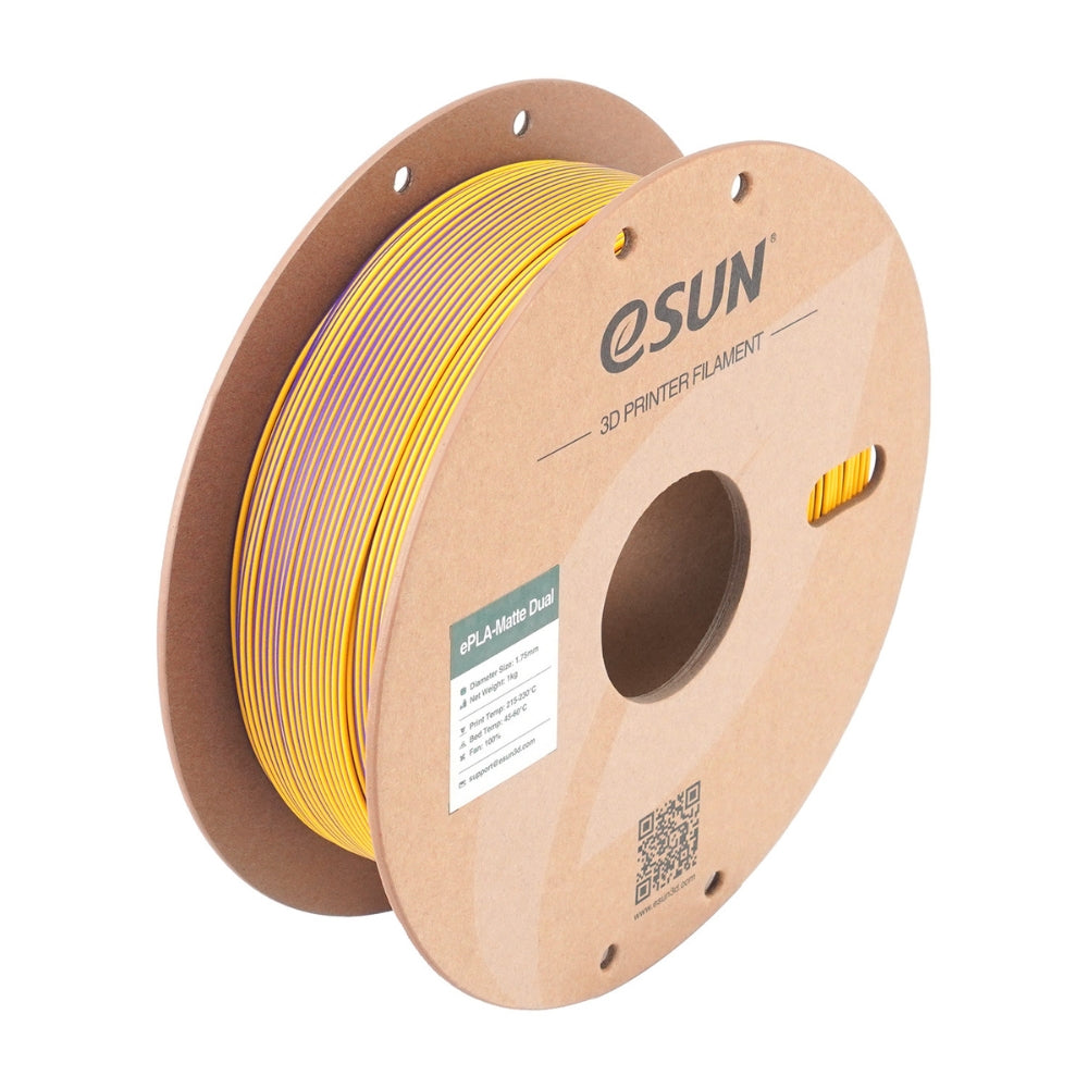 eSun - ePLA Matte - Dual colors - Violet Jaune (Purple Yellow) - 1,75 mm - 1 kg
