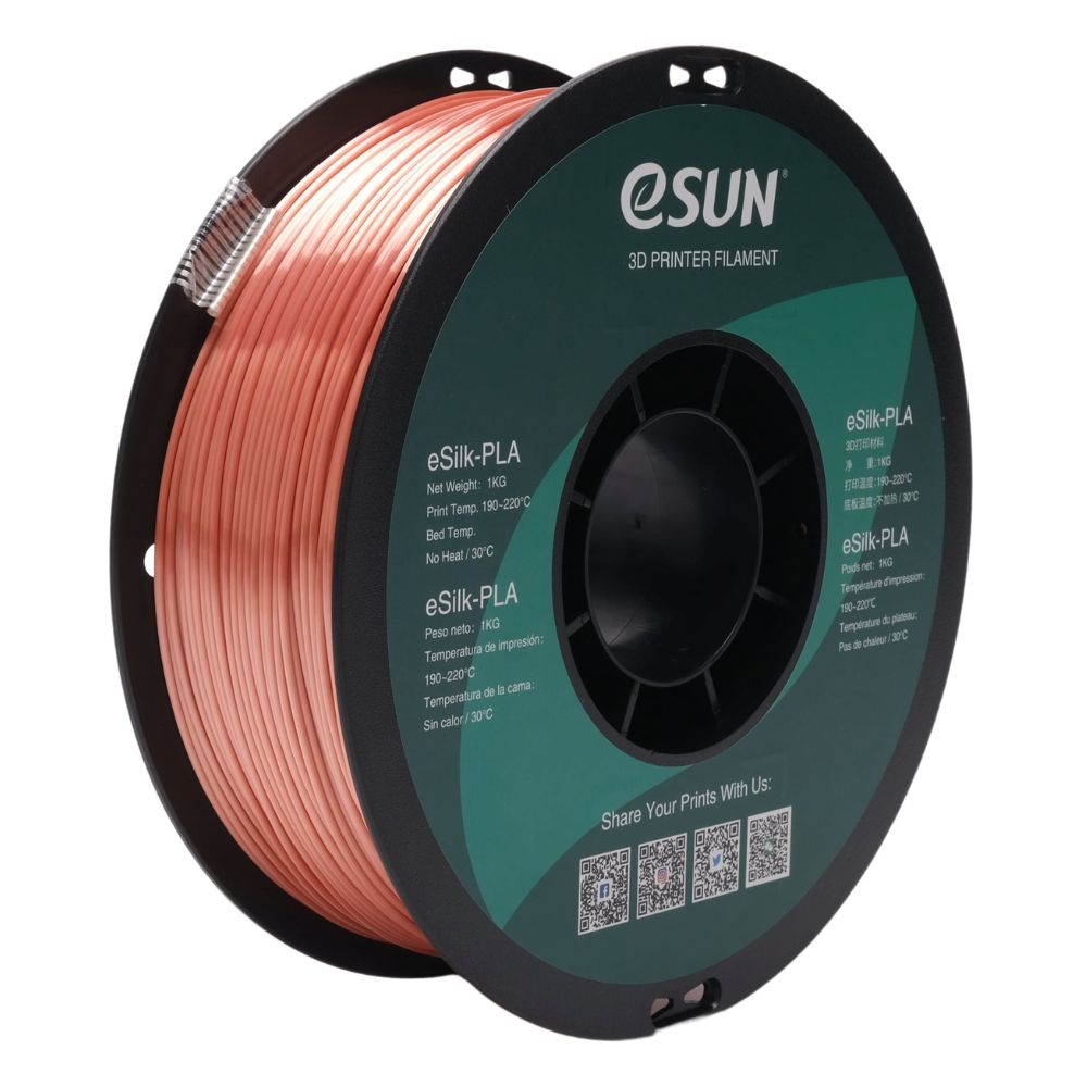 eSun - eSilk PLA - Or Rose (Rose Gold) - 1,75 mm - 1 kg
